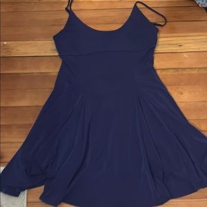 Electric blue skater dress